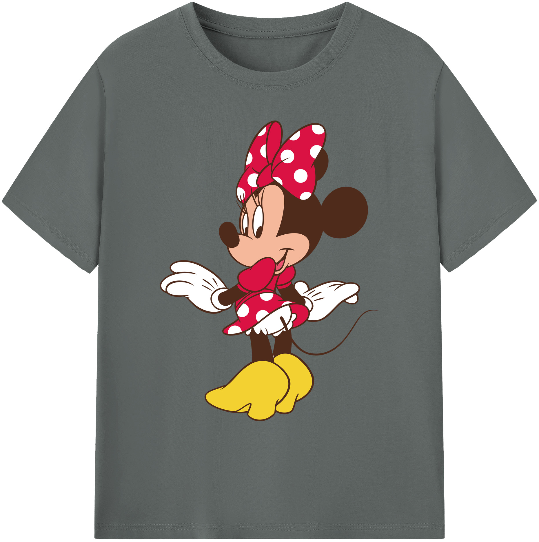 ミッキーマウス Mickey Mouse 綿100％ メンズ半袖Tシャツ｜肌触りやわらか＆通気性